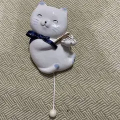 コトブキ製 壁掛け 猫 ネコ バイオリン オルゴール 『星に願いを』