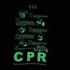 RESCUE SQUAD 長袖カットソー Mサイズ　ブルー