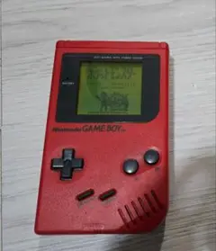 【動作品】ゲームボーイブロス　本体レッド（DMG-001）