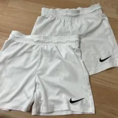 Nike Dri-FIT ホワイトショートパンツ 2枚セット