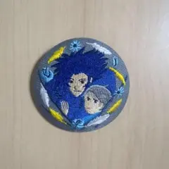 #ジブリ　【ハウルの動く城】 刺繍缶バッチ