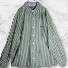 チャップス／CHAPS ストライプ長そでシャツ XL