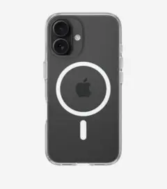 RhinoShelid iPhone 16 クリアケース, カメラリング