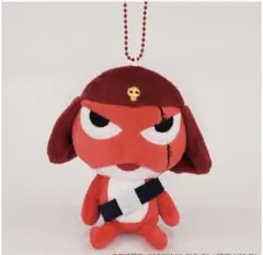 新品ケロロ軍曹 むにゅぐるみマスコット ギロロぬいぐるみキーホルダー