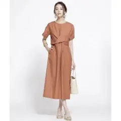 【未使用】nano universe 半袖ワンピース