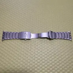 アップルウォッチ　バンド　チタン製　シルバー　YOFITAR