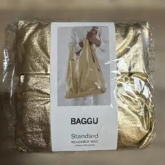 BAGGU Standard ゴールド エコバッグ