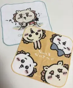 【特別価格！】 ちいかわ シーサー ハンカチ ハンドタオル 2枚 セット ⑤