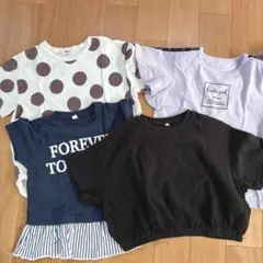 女の子 Tシャツまとめ売り4点 130サイズ 半袖 保育園