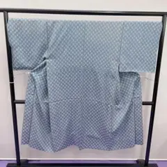 Y★3090★ 男性着物 単衣 襦袢 グレーみブルー 訳あり メンズ
