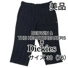【ベドウィン×ディッキーズ】コラボ　クロップドパンツ　ハーフパンツ　サイズ３０