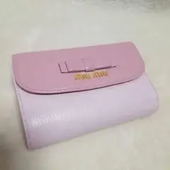 ミュウミュウ 折財布