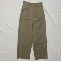 1990s KENZO シルク　ベージュ ワイドパンツ