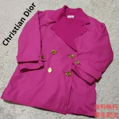 Miss Dior ジャケット 金ボタン ピンク ダブル クリスチャンディオール
