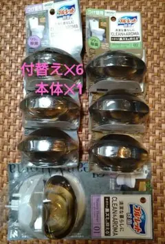 液体ブルーレット除菌 CLEAN&AROMA　本体＆つけ替 7個（香り2種）