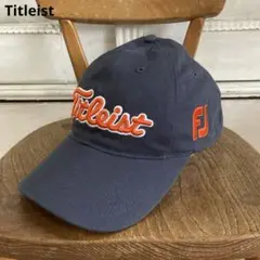 Titleist ゴルフキャップ YOUTH 褪せネイビー ゴルフ 子供用