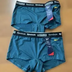 【タグ付き　未使用】Reebok ショーツ Mサイズ グリーン 2枚セット
