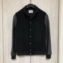 STUDIOUS スタジャン ウール×レザー S