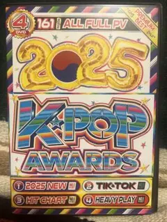 2025 K-POP Awards！DVD4枚組 オールフルPV全8時間収録