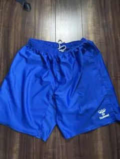 hummel 青 赤ハンドボールパンツサッカーパンツ２枚セットLサイズ