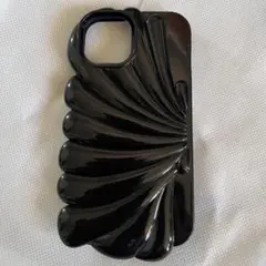 シェル　貝殻　ブラック iPhone 13ケース