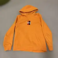 Stüssy オレンジ フード付きスウェット