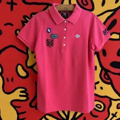 PEARLY GATES パーリーゲイツ 半袖ポロシャツ ピンク系 サイズ1