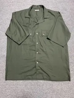 (極美品)ULTERIOR 25ss半袖シャツ Size 4 オリーブ