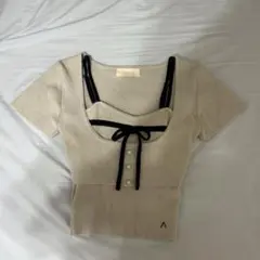 andmary Natalie ribbon set beige