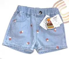 【新品未使用】リトルウィークエンド　ショートパンツ　半ズボン　デニム　90サイズ