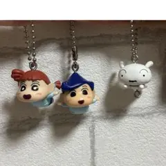 クレヨンしんちゃん ねねちゃん 風間くん シロストラップ 3セット