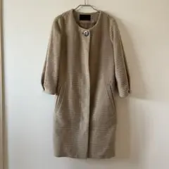 pensee ノーカラーコート 36サイズ
