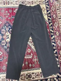 【GU 】タックワイドパンツ丈長め　Mサイズ グレー