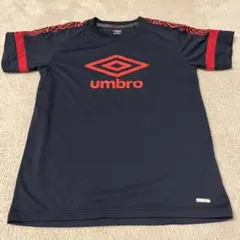 umbro ネイビー/レッド シャツ　S