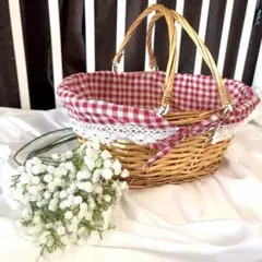 かご フォト 小道具 バスケット ピクニック