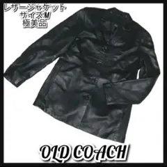希少❤コーチ❤COACH❤レザージャケット❤黒❤ブラック❤本革❤シングル❤無地