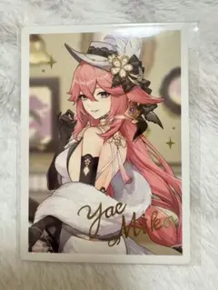 【原神】 八重神子　璀夜華宴　特典　ぱしゃこれ　公式正規品
