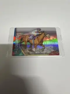サラブレッドホースウエハース　サイン入りアーモンドアイ