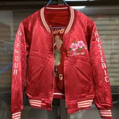 ヴィンテージ ヒステリックグラマー ベロア スカジャン アロハ ハワイアン