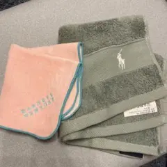 バーニーズニューヨーク ハンカチ ピンク グレー