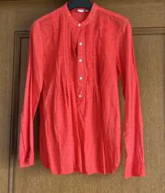 #GAP オレンジ ドット柄 長袖シャツ サイズ　XS トップス　ギャップ