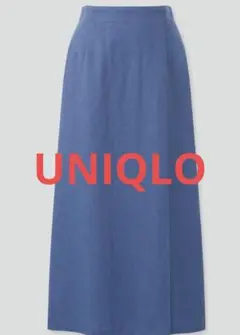 UNIQLO　リネンレーヨンナロースカート