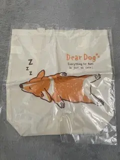 犬柄　トートバッグ
