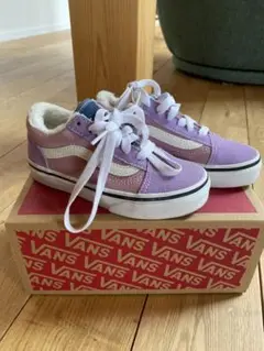 VANS パープル スニーカー16.5cm
