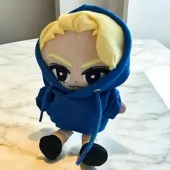 ぬい服　10cm 青　パーカー　チルぬい　すのチル　 ぬいぐるみ　ぬい活