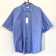 新品◆JUN Red ◆オーバーサイズシャツ　メンズ　半袖　綿コットン　Mサイズ