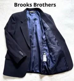 美品 Brooks Brothers 黒 ブラック コート ウール カシミアL
