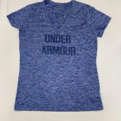 UNDER ARMOUR Vネック Tシャツ 青