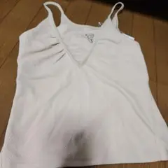 GINCA ベージュ ノースリーブ トップス　タンクトップ　スポーツ