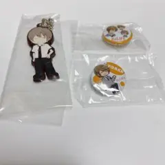 ReLIFE 夜明了 ラバーストラップ ミニ缶バッジ セット